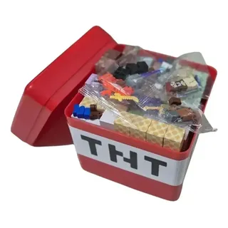 Blocos Magnéticos Tnt, 200 Peças, 4 Personagens