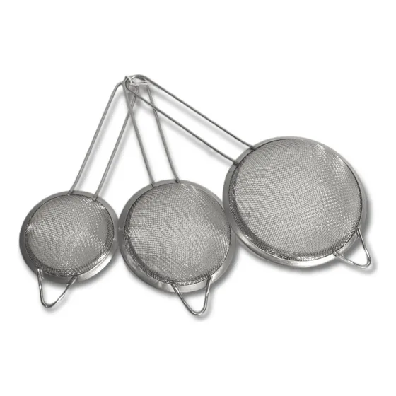Juego X 3 De Coladores Metálicos