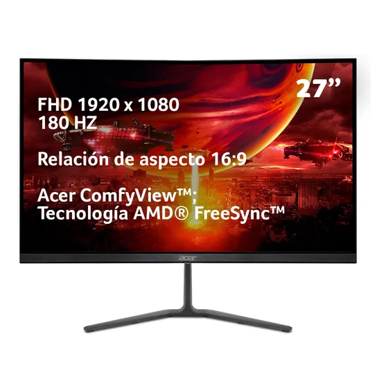 Monitor Gamer Nitro 27  Fhd Ips 180hz 0.5ms Amd Freesync