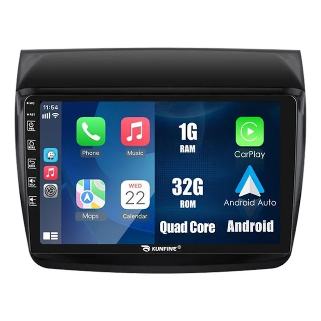 Zk Radio Estéreo Android Para Mitsubishi Pajero Sport 1+32g