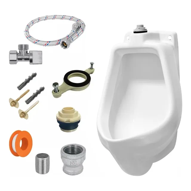 Mingitorio Con Kit De Instalacion Nuevos Baño Orinal