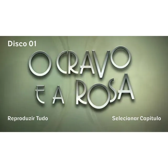Dvd Novela O Cravo E A Rosa - Completa Com Menu - 45 Discos