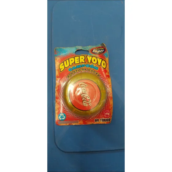 Yoyo Coca Cola Plásticos Plasticos Roper Echo En México 90s Amarillo