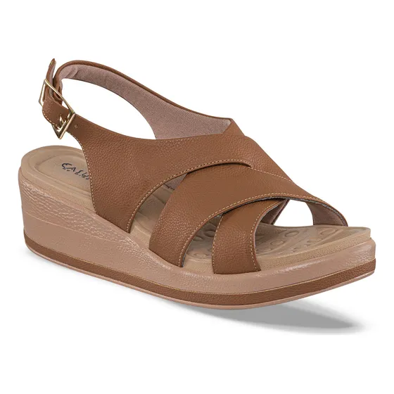 Sandalias Tacón Faustina Café Para Mujer Croydon