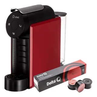 Cafeteira Delta + Kit 10 Capsulas Maquina Cafe Expresso Top Cafeteira Delta + Kit 10 Capsulas Maquina Cafe Expresso Top
