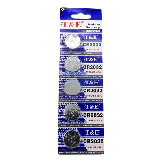 Bateria Lithium Cr2032 3v C/ 5 Unidades