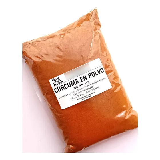Cúrcuma Pura En Polvo 1 Kg