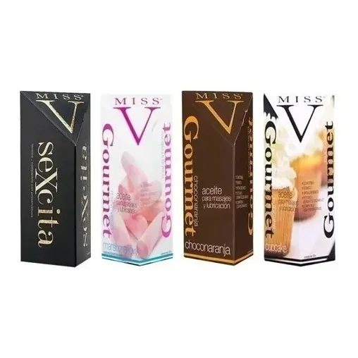 Aceite Miss V Lubricante Masajes Gel Intimo Combo Kit 4 Ud 
