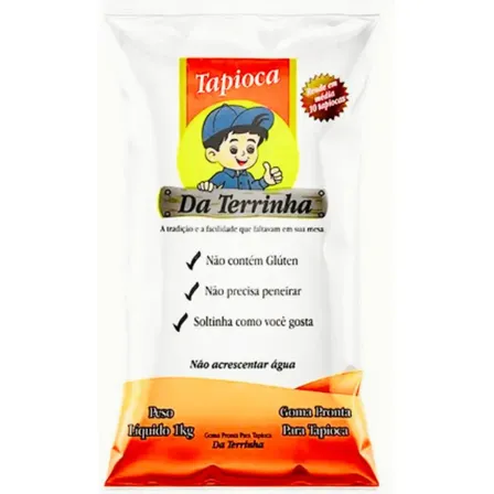 Massa De Tapioca Da Terrinha Pacote 1 Kg