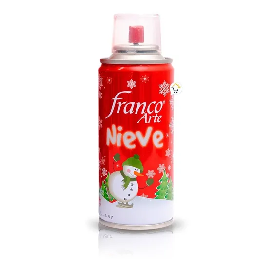 Espuma Nieve Artificial Spray 120ml Decoración Navidad Es120