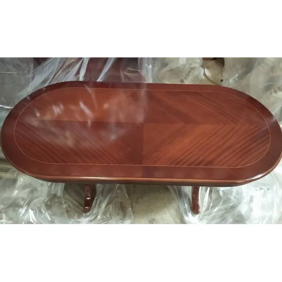 Mesa De Centro Madera Ceibo Con Vidrio A La Medida