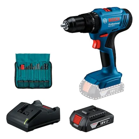 Paraf Furadeira Imp 18v Gsb 183 Li 1b 23 Acessorios - Bosch Azul 127/220v 60hz