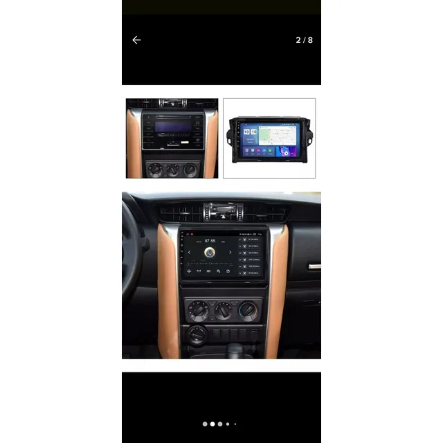 Radio Android Toyota Fortunner  2016-2024