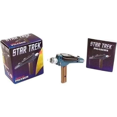 Star Trek Miniatura Light-up Mini-phaser Em Bom Estado