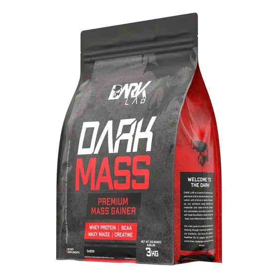 Hipercalórico Dark Mass 3kg Dark Lab Sabor Chocolate