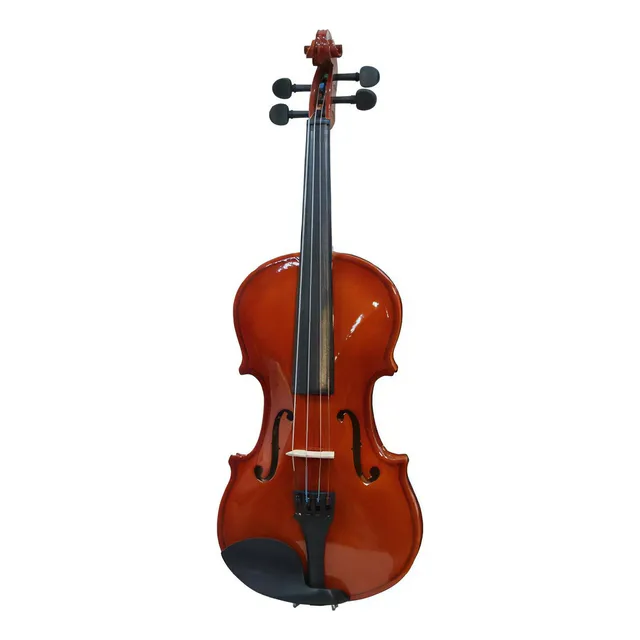 Violín Acústico De 1/2 Madera De Arco, Vitale Vl0011/2 Color Marrón Oscuro