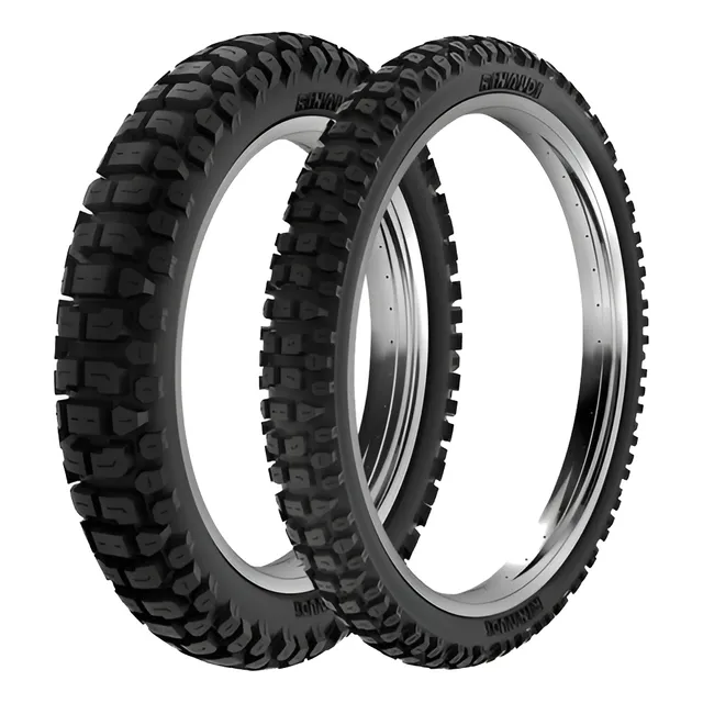 Kit Cubierta Moto 120/80-18 Y 90/90-21  Rinaldi Rt36