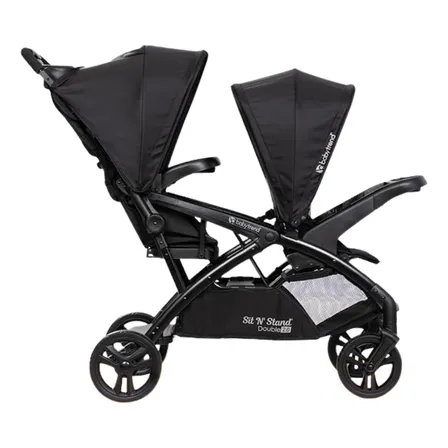 Coche Doble Sit N' Stand 2.0 Dash Black