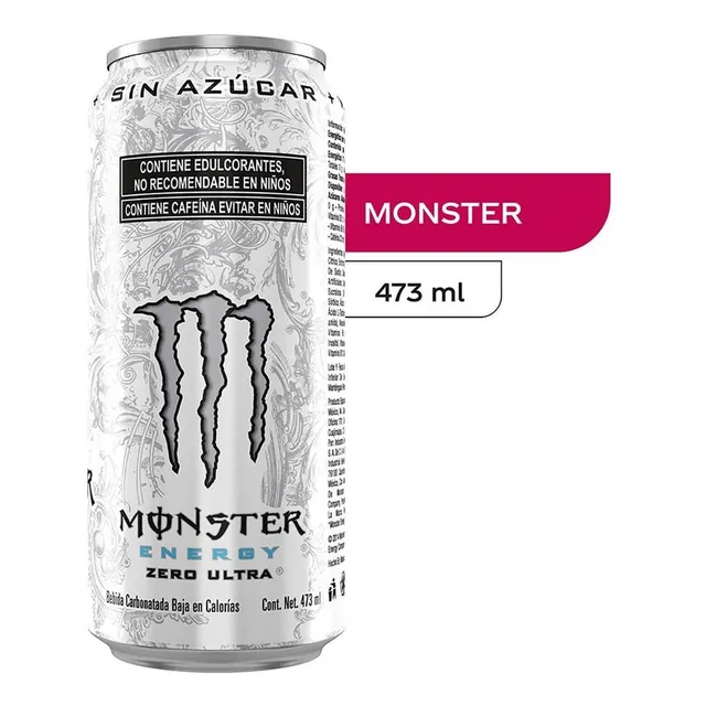 Bebida Energizante Monster Zero 473 ml