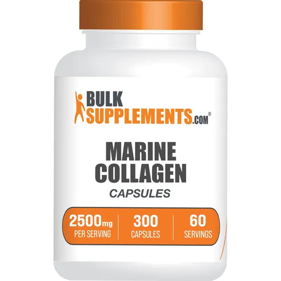 Suplemento De Colágeno Marino Bulksupplements.com 300 Cápsul