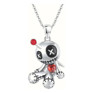 Collar Muñeco Con Dije Cristal Gótico Mujer Hombre Joyería Collar Muñeco Con Dije Cristal Gótico Mujer Hombre Joyería