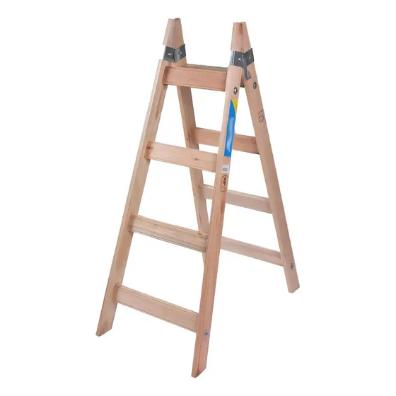 Escalera Pintor Reforzada 4ESC Color Madera