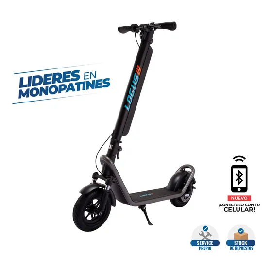 Monopatin Electrico Logus L8/x8 350w 10 Bat Extend Color Negro