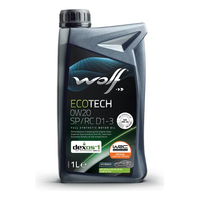 Aceite Wolf Ecotech 0w20 D1-3 Full-sintetico - 1l