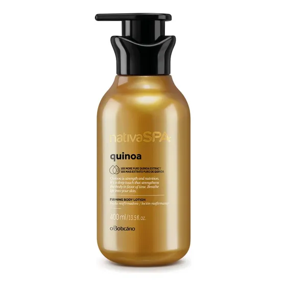 Loción O Boticário Reafirmante Nativa Spa Quinoa 400ml