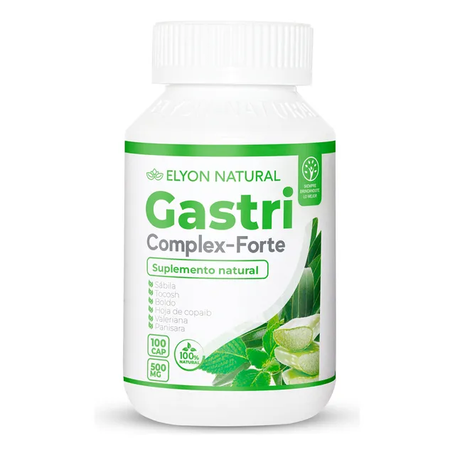 Gastri Complex Forte Elyon Natural 500mg 100 Capsulas