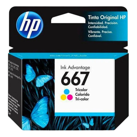 Cartucho De Tinta Hp Tricolor 667 Cartucho De Tinta Hp Tricolor 667