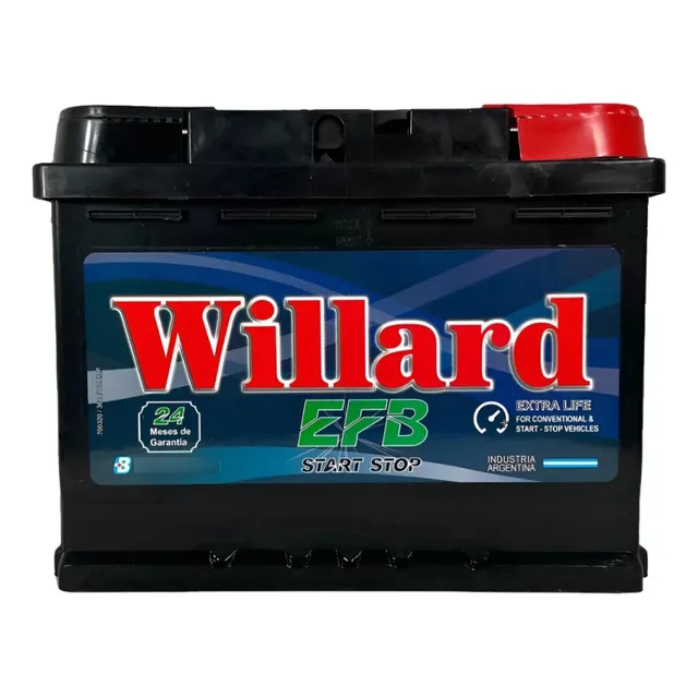 Bateria Willard 60 Ah Start-stop Efb Fiat Doblo New Bravo