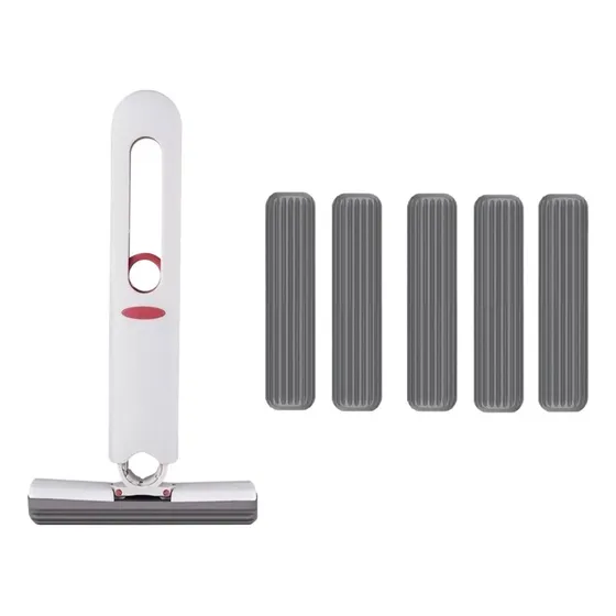 K A Trapeador De Limpieza Mínimo Plegable Lavable Trapeador