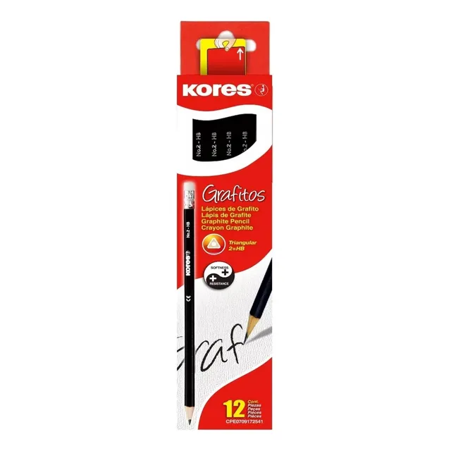 Lapiz Hb Kores Caja Por 12