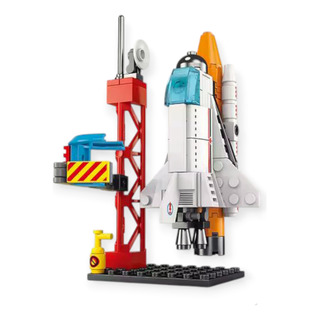 Juguete Armable Bloques Construcción Nave Espacial 107 Pcs Juguete Armable Bloques Construcción Nave Espacial 107 Pcs
