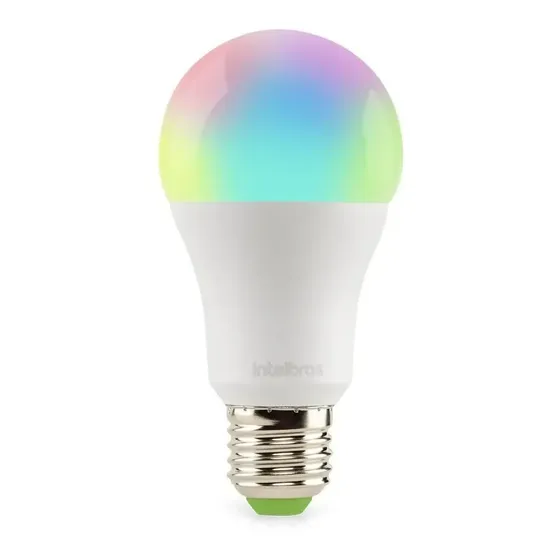 Lâmpada Smart Inteligente Com Alexa Wi-fi Ews 410 Intelbras Rgb