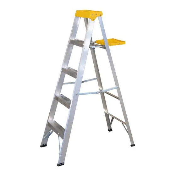 Escalera Tijera Aluminio 4 Escalones 1.54 M Iii Surtek Et4