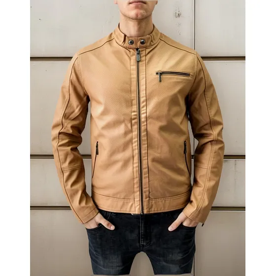Campera Chaqueta De Cuero Vanderholl / Apache Look 01