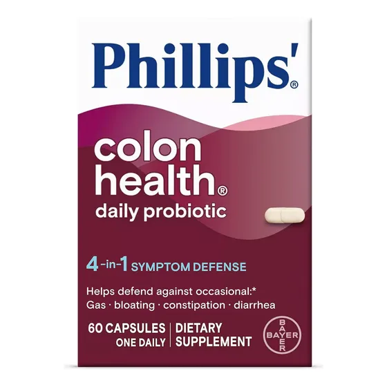 Cápsulas Probióticas Phillips Colon Health, 60 Unidades