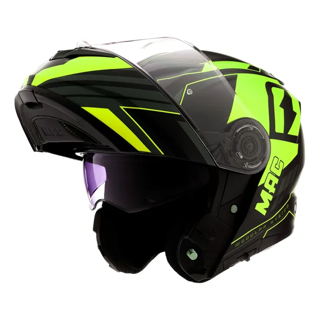 Casco Moto Mac 908 Rock Ray Rebatible Modular Plan En Fas