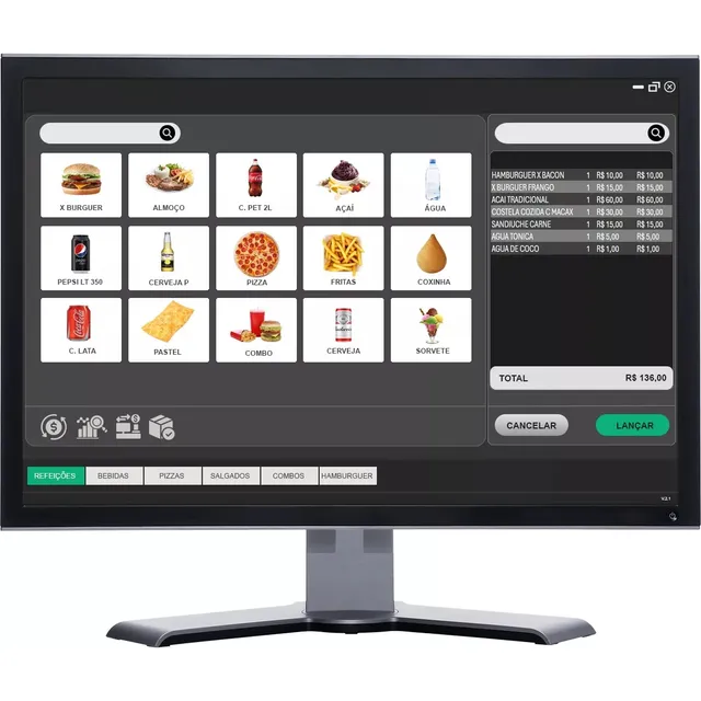 Sistema Pdv Bar Pizzaria Açaí Fast Food Delivery  Similares