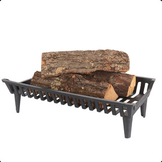 Rejilla Para Chimenea De 24 Pulgadas, Rejilla De Hierro F... Rejilla Para Chimenea De 24 Pulgadas, Rejilla De Hierro F...
