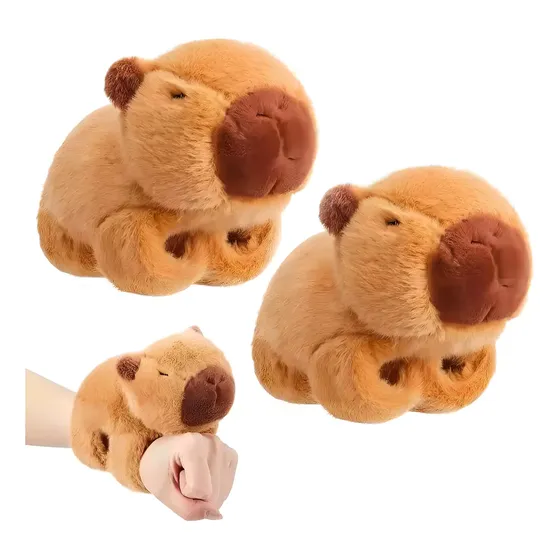Capibara Peluche Brazalete Musical Canción Capybara Kawaii Color Marrón | Cuotas sin interés