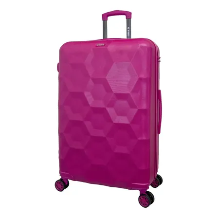 Mala De Viagem Yins Honey 23 Kilos Com Rodas Média Cor Verde Rosa Lisa