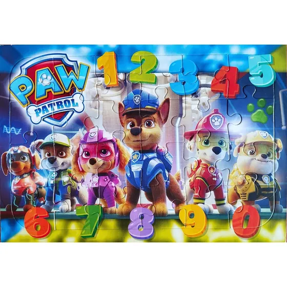 Rompecabezas De Paw Patrol De 24 Piezas 33cm X 23cm