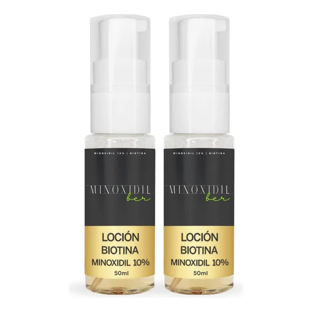 Espuma Minoxidil 10% Y Biotina Unisex Pack 2 (50ml C/u)