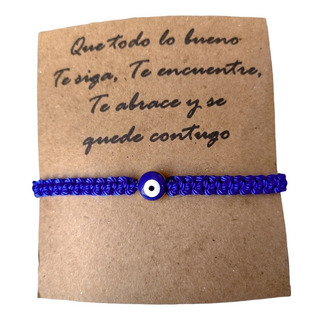 Pulsera Ojo Turco Azúl Protección Amuleto Preparado Suerte Pulsera Ojo Turco Azúl Protección Amuleto Preparado Suerte