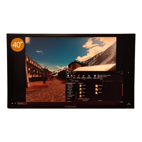 Monitor Samsung 40 Pulgadas Full Hd 1080p, Windows Embedded