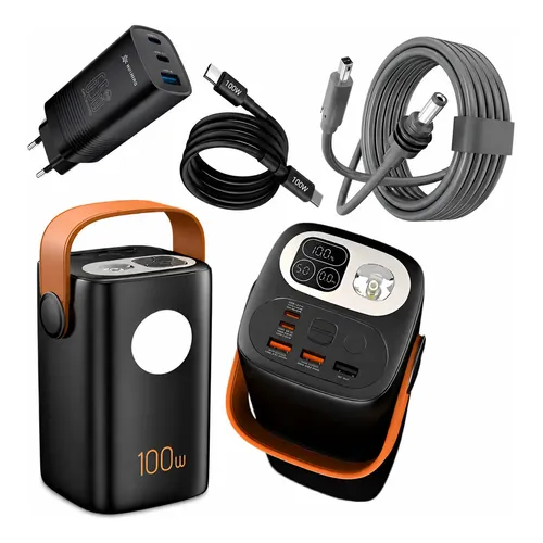 Carregador Portátil Power Bank Anker 25000mAh 165W Cor Preto Carga