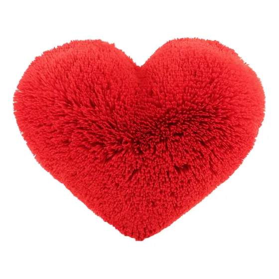 Cojín Corazón De Peluche Largo 40x40 Cms San Valentin